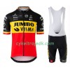 Cykeltøj + Bib Cykelshorts 2020 Team Jumbo-Visma Belgien Mesterskaber N001